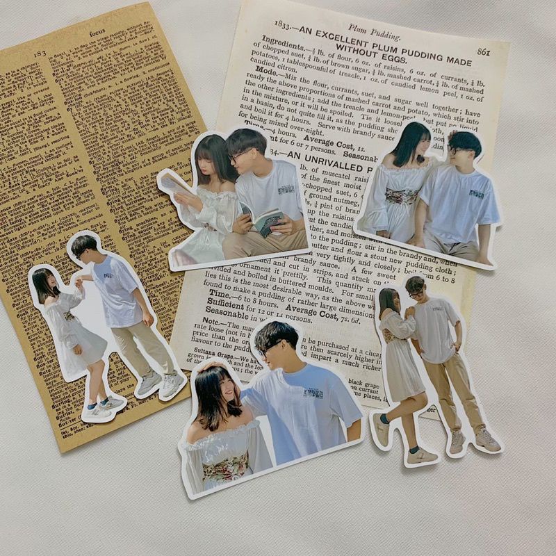 Combo 10 hình - In sticker bo viền theo yêu cầu, in ảnh theo yêu cầu.