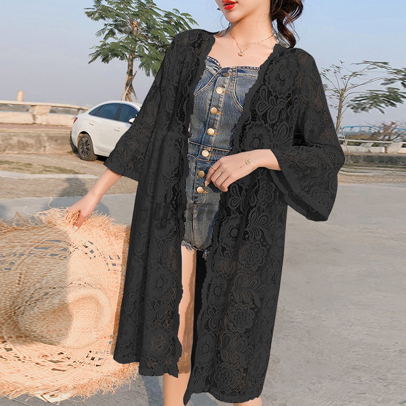 Áo Khoác Ren Đi Biển Thời Trang Cho Nữ | BigBuy360 - bigbuy360.vn