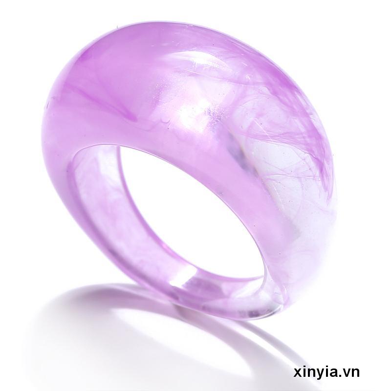 Nhẫn Resin Thiết Kế Độc Đáo Thời Trang Cá Tính Cho Nữ