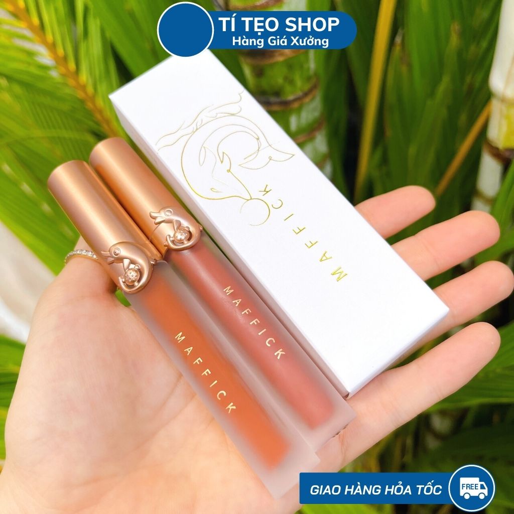 Son Kem Cá Heo MAFFICK Dolphin's Love Velvet Lip Glaze - Nội Địa Trung