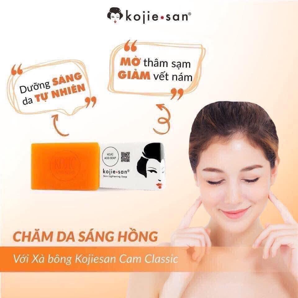 [ QUÀ TẶNG KÈM ] Soap 135G Trắng Da Sạch Mụn Lưng Xà Phòng KojieSan Tắm Trắng Chính Hãng Xà Bông Mụn Lưng Dưỡng Trắng Da | BigBuy360 - bigbuy360.vn