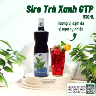 Siro Trà Xanh GTP 1.3kg Hương Vị Đậm Đà, Vị Ngọt Tự Nhiên