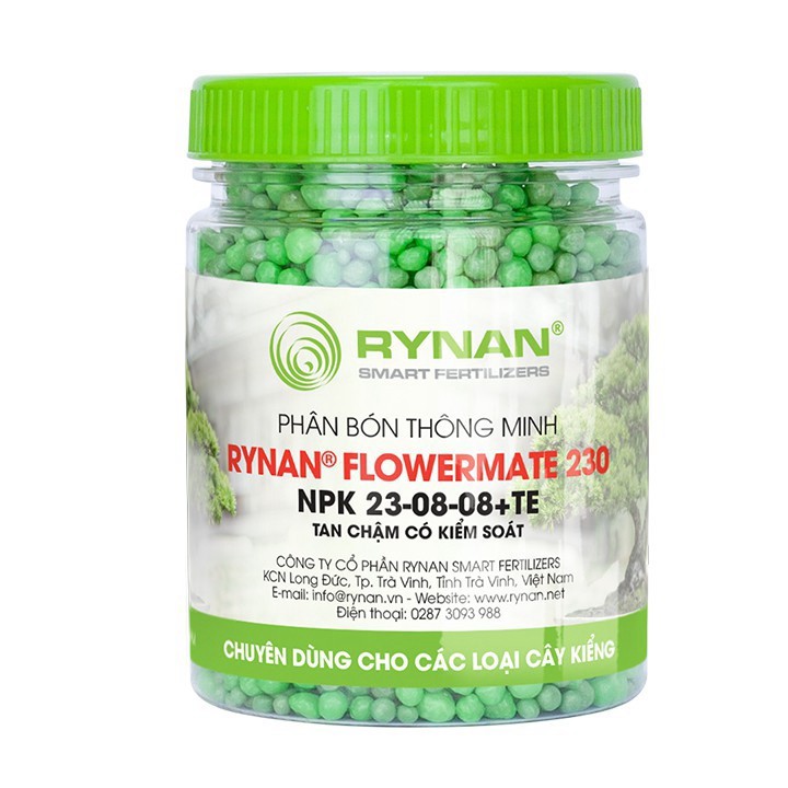 PHÂN BÓN THÔNG MINH RYNAN. NPK 23-08-08+TE (RYNAN® FLOWERMATE 230) - VTNN Bắc Từ Liêm