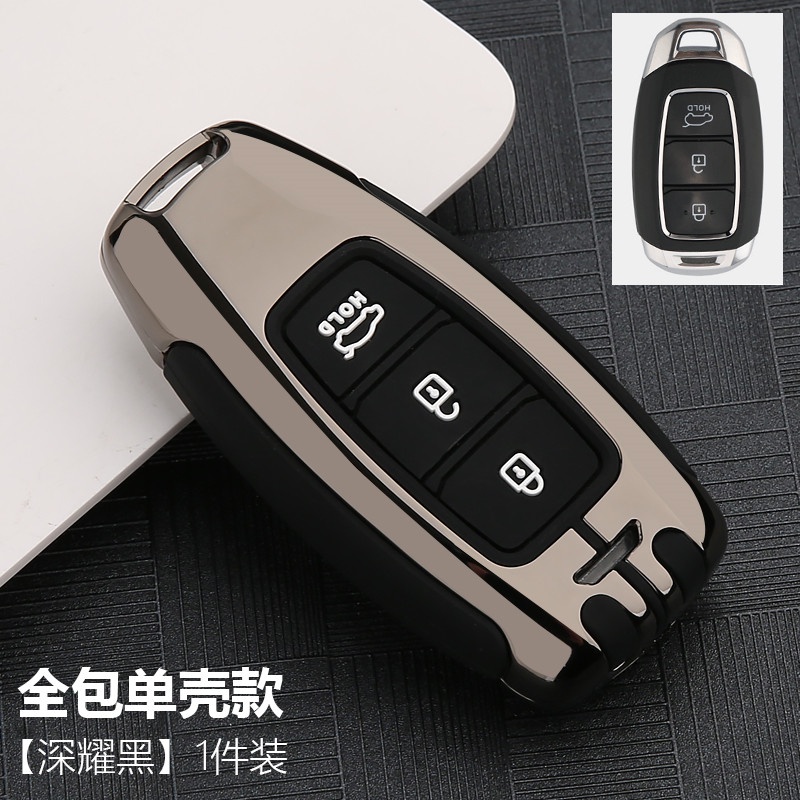 Ốp Bảo Vệ Chìa Khóa Xe Hơi hyundai solaris i10 i40 i20 i30 creta tucson santa fe ix35 ix25 elantra sonata kona 2008 verna