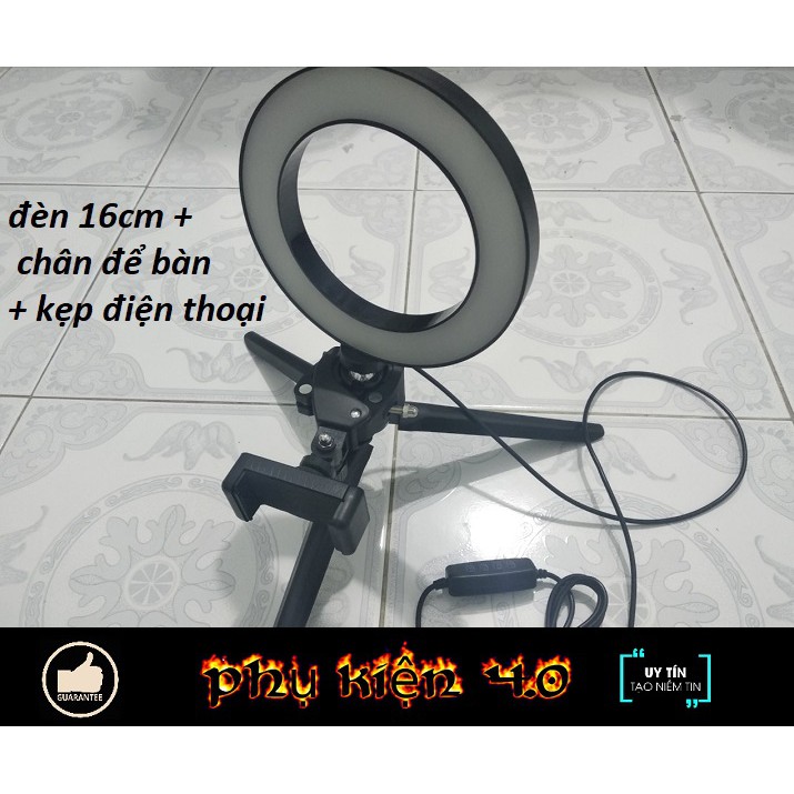 ĐÈN LIVESTREAM 16CM FULL BOX