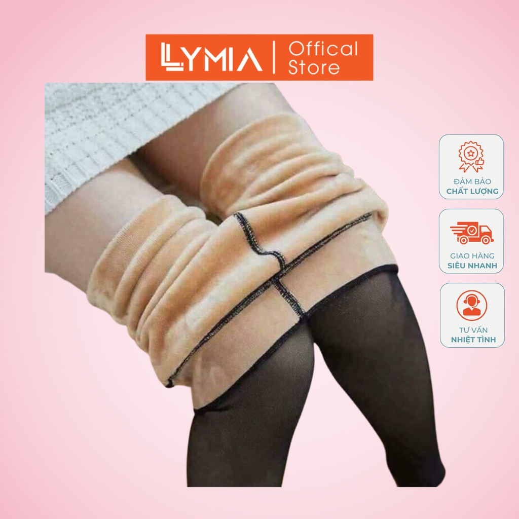 Quần tất 3D 6S lót lông LYMIA giữ nhiệt siêu dày đẹp, siêu ấm QT02