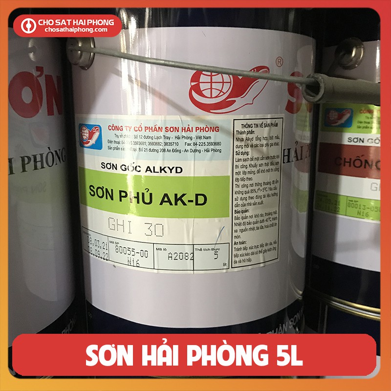 Sơn chống rỉ Hải Phòng 5L - Chợ Sắt Hải Phòng Online
