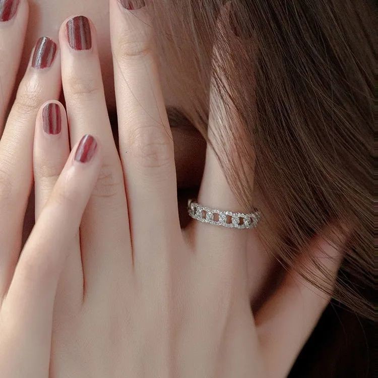 Nhẫn Hở Đính Đá Thời Trang Sang Trọng Cho Nữ | BigBuy360 - bigbuy360.vn