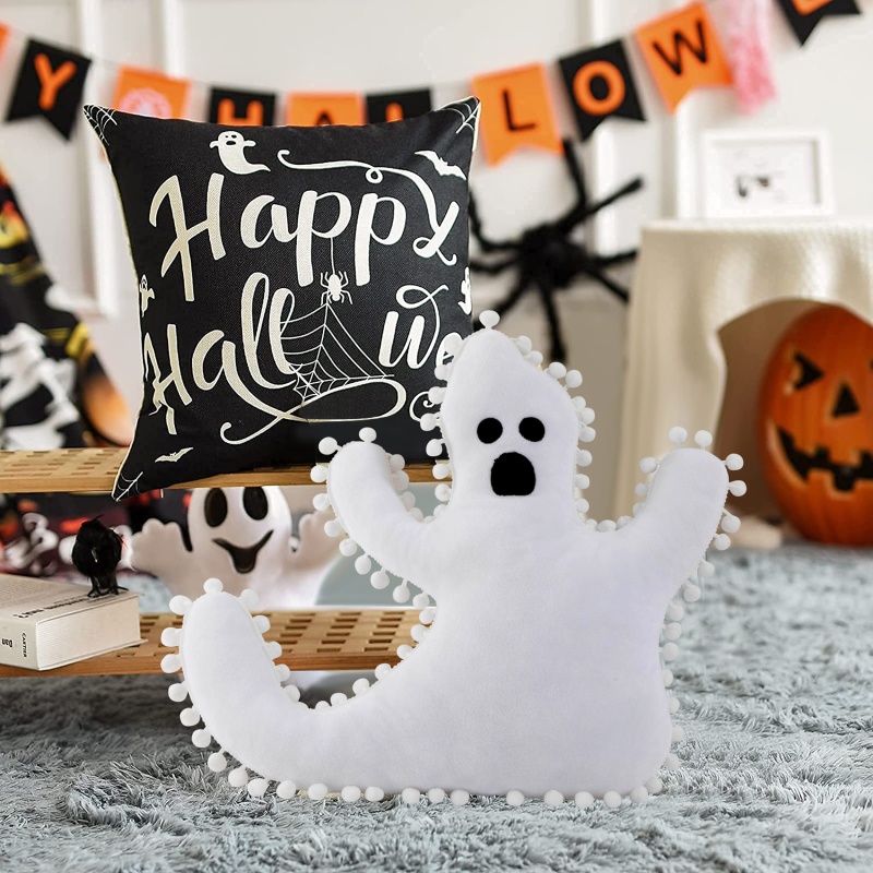 Gối Nhồi Bông Họa Tiết Hoạt Hình Phong Cách Halloween