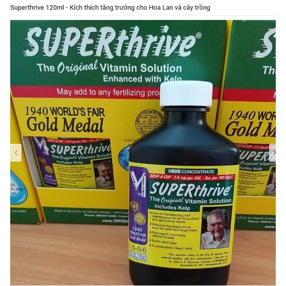 Super thrive: Siêu kích rễ, nẩy chồi Mỹ (120ml)