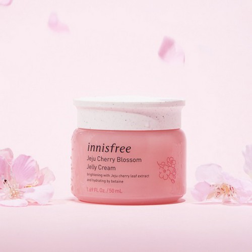 KEM DƯỠNG DA INNISFREE JEJU CHERRY BLOSSOM TONE UP CREAM 50ML - Hàn Quốc chính hãng