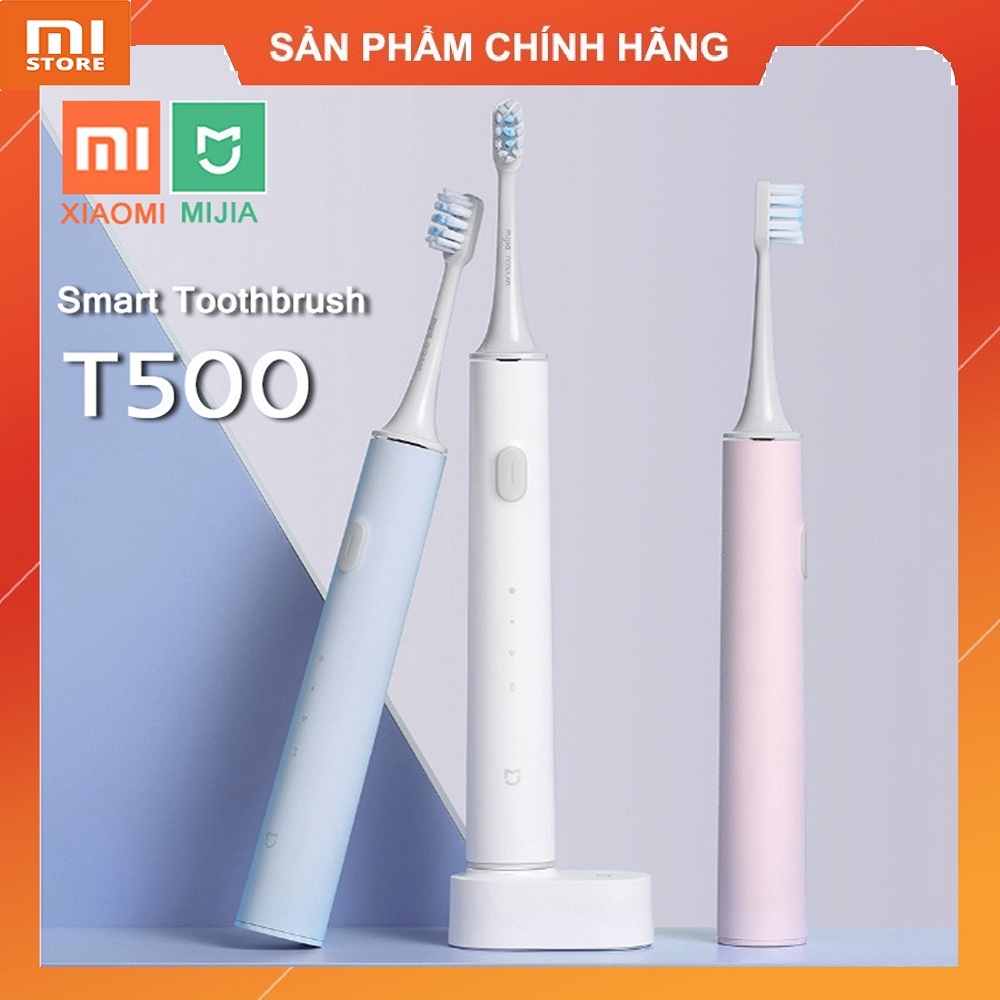 Bàn chải điện thông minh kết nối App Xiaomi Mijia Sonic T500 - Chính hãng bảo hành 12 tháng