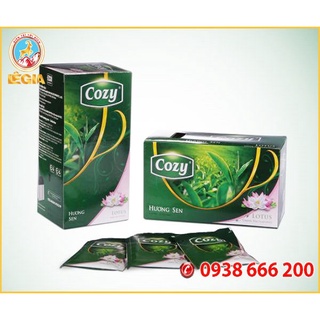 Trà COZY Hương Sen 50G (LOTUS FLAVORED TEA)