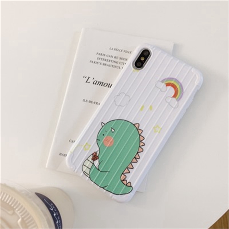 Ốp điện thoại in họa tiết hoạt hình dễ thương cho iPhone 6 6s 7 8 Plus 7P/8P/6P/6SP 6X XS XR XSMAX | BigBuy360 - bigbuy360.vn