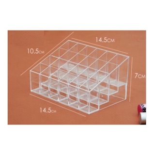 Khay Đựng Son trong suốt 24 ô