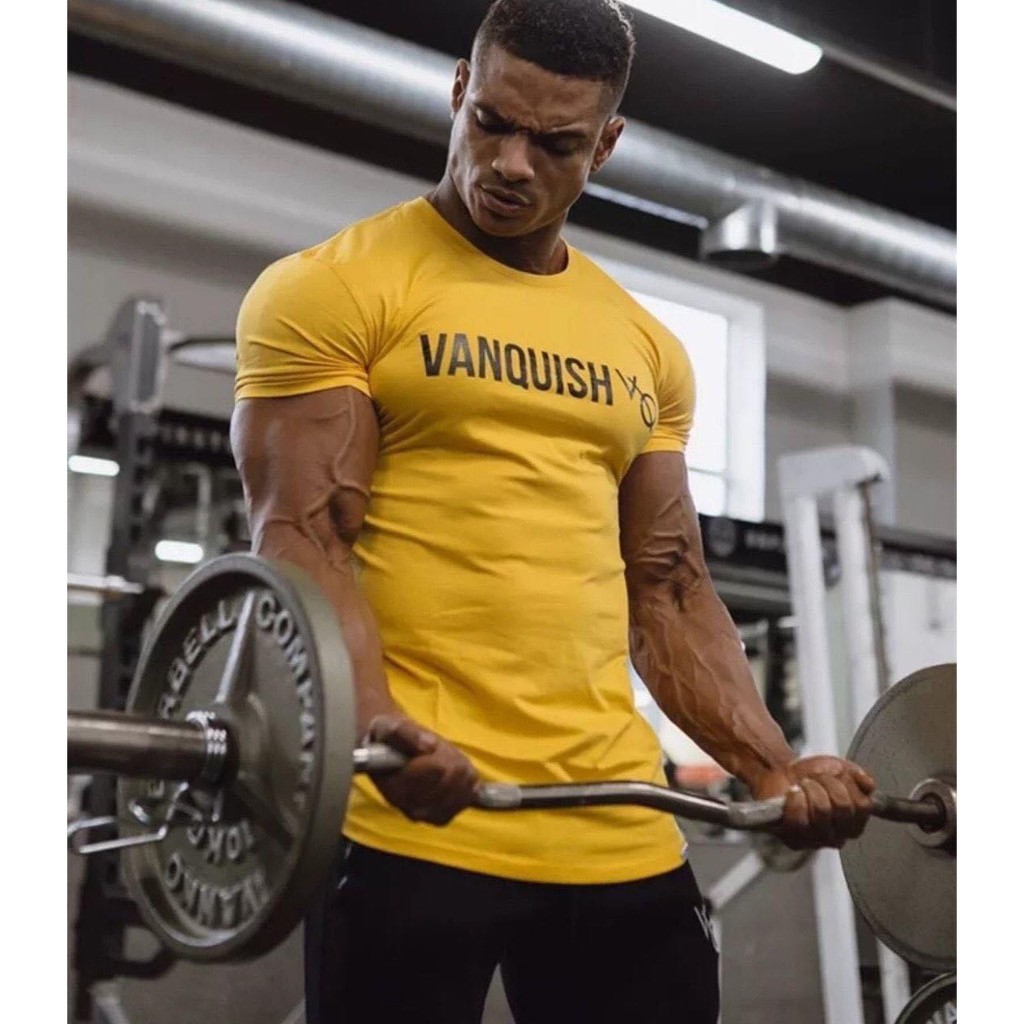 Áo thun body Gym Vanquish cotton 100%