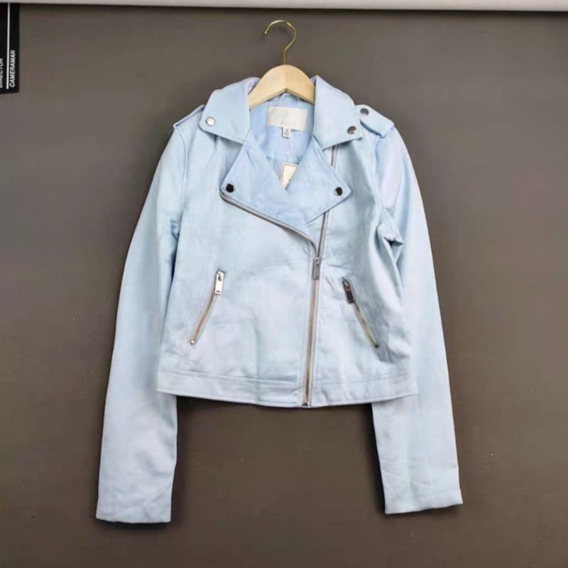 {Nhiều màu} Áo khoác biker jacket da lộn xuất Âu (có sẵn)