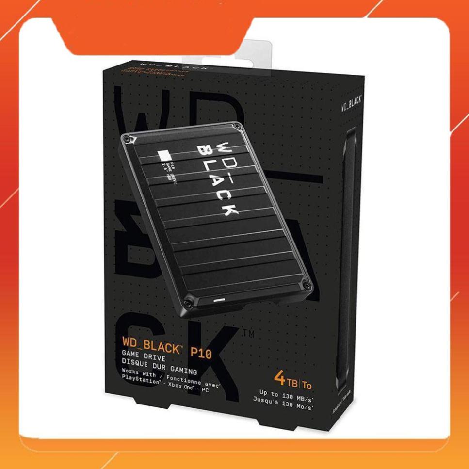 Ổ cứng di động Western Black P10 Game Drive 4TB WDBA3A0040BBK-WESN - Bảo hành 3 năm tại WD Việt Nam | WebRaoVat - webraovat.net.vn