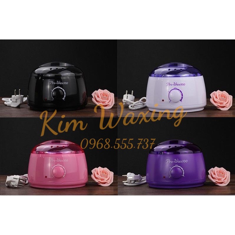 Nồi nấu sáp wax Pro 100 kèm 100g sáp hard wax beans full 6 | BigBuy360 - bigbuy360.vn