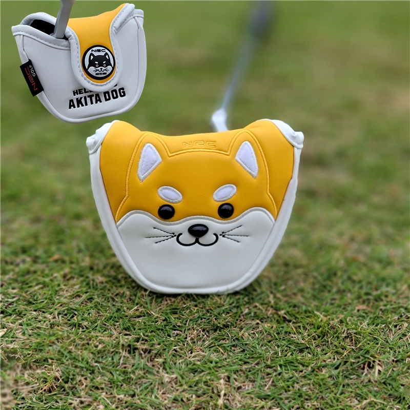 Akita Inu Con Chó Dễ Thương Đa Năng Bộ Câu Lạc Bộ Golf Head Cover Bóng Bảo Vệ Cap 1Số Thanh Gỗ Bộ kSVE