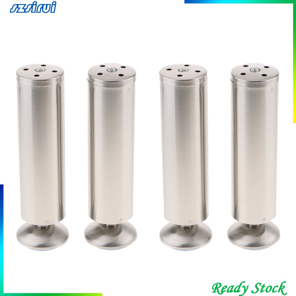 Set 4 Chân Bàn Ghế Bằng Thép Không Gỉ 2inch