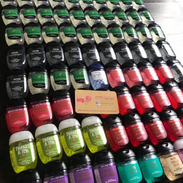 [CÓ SẴN] Nước rửa tay khô BATH&BODY WORKS hàng nhập khẩu chính hãng. Chai 29ml giúp vệ sinh khử trùng tiện lợi.Auth 100%