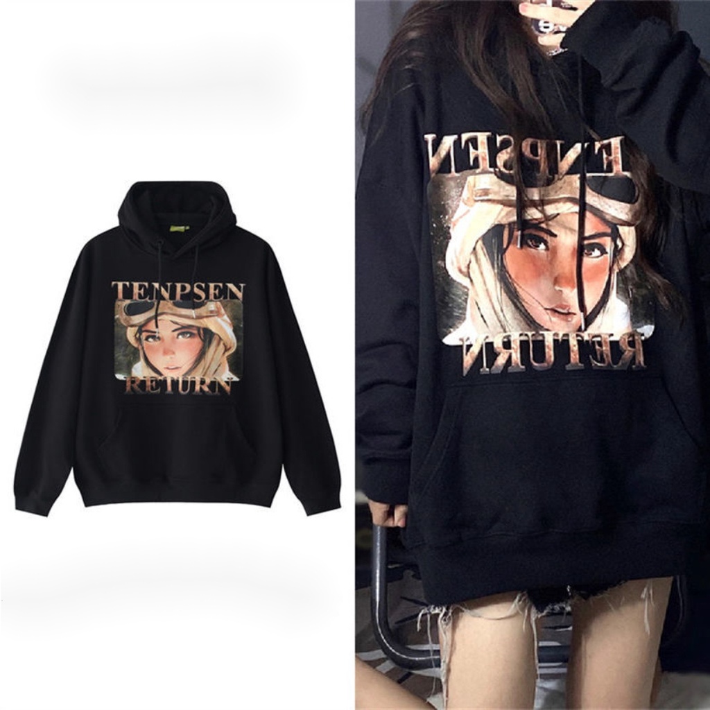 Áo hoodies có nón dài tay thời trang nữ