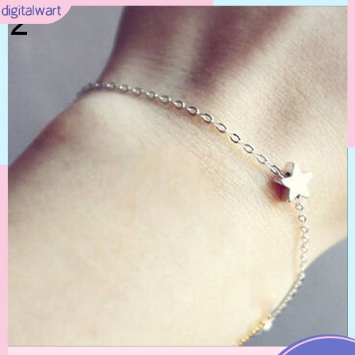 Lắc tay hợp kim mặt ngôi sao nhỏ xinh và thời trang cho nữ