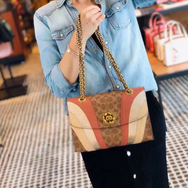 💥💥COACH PARKER WITH MIX LEATHER