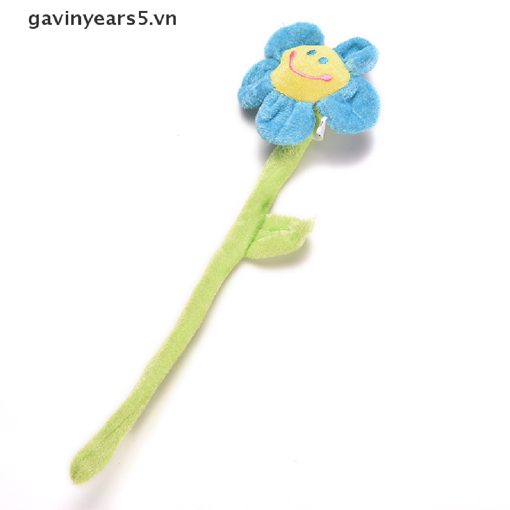 1 X Búp Bê Nhồi Bông Hoa Hướng Dương Hoạt Hình Sáng Tạo 1 X Dây Buộc Rèm Cửa Hình Bông Hoa 8 Màu Sắc 1 X