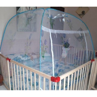 Mùng Chụp Người Lớn Đỉnh Vuông - không đáy, chất vải dày dặn