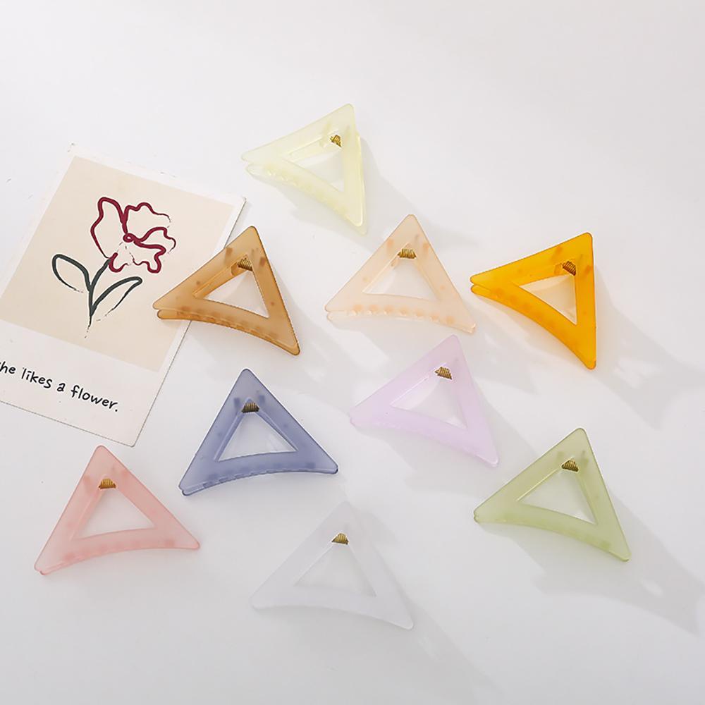 Kẹp Tóc Tam Giác Màu Sắc Kẹo Ngọt VANES1