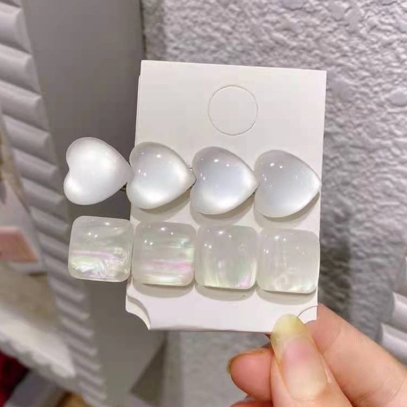 Kẹp tóc mái đính đá lấp lánh thiết kế sang trọng phong cách hàn quốc cho nữ