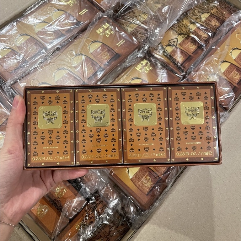 SET 4 CHAI MCM 7ML - BỘ Nước Hoa Balo Mini MCM FULLBOX