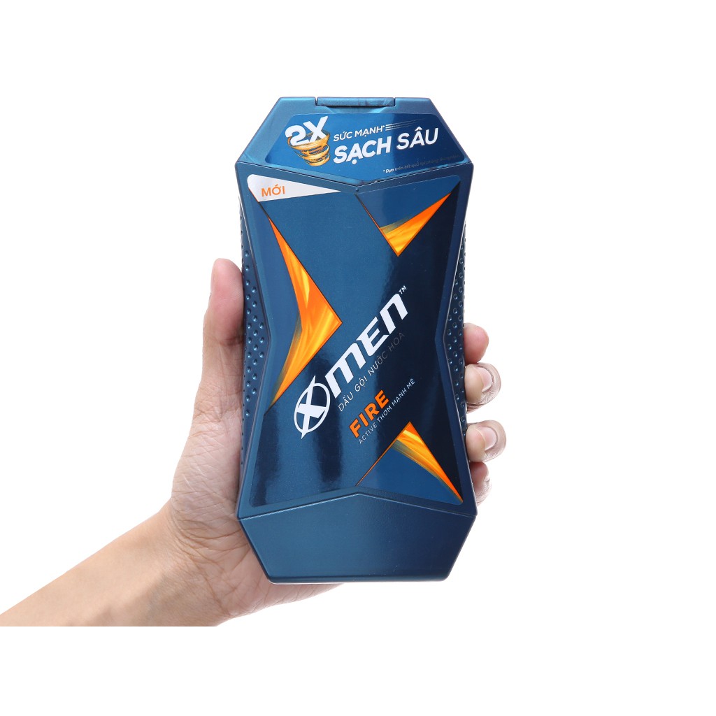 Dầu gội nước hoa X-Men Fire Active thơm mạnh mẽ (380g)