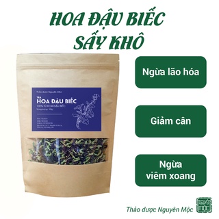 Hoa đậu biếc sấy khô thảo dược Nguyên Mộc hỗ trợ ngừa lão hóa đẹp da, duy trì sức khỏe của mắt, hạ cảm