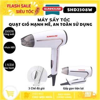 Máy sấy tóc sunhouse shd2308w - hàng chính hãng