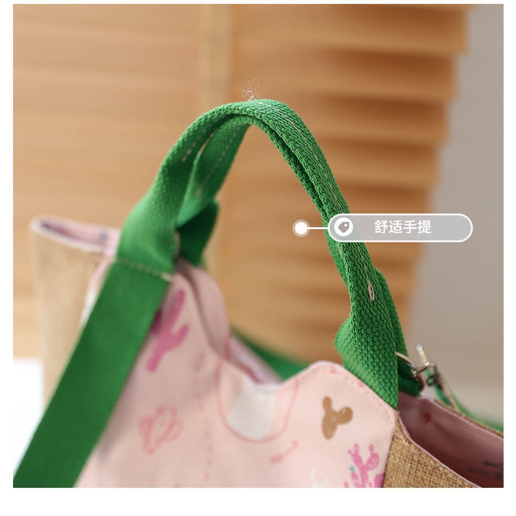 Túi Xách Canvas Cỡ Lớn Thân Thiện Với Môi Trường Thời Trang Cổ Điển