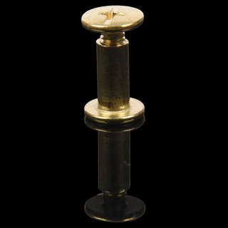 Scrapbook Binding Screw Post 10mm 19pcs Brass Tone