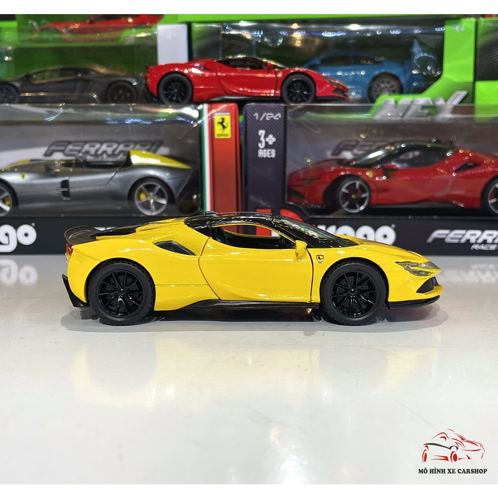 Xe Mô Hình Ferrari SF90 Stralade tỉ lệ 1:32 hãng XHD 2 màu