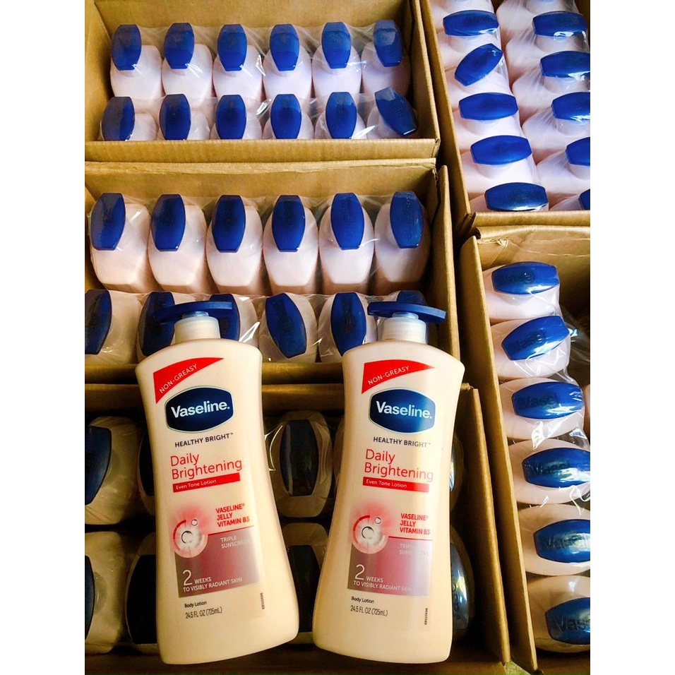 SỮA DƯỠNG THỂ MỸ USA VASELINE HEALTHY BRIGHT DAILY BRIGHTENING EVEN TONE LOTION 725ML