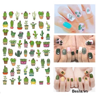 🍓Miếng Dán Trang Trí Móng Tay 3d Siêu Mỏng Hình Hoa