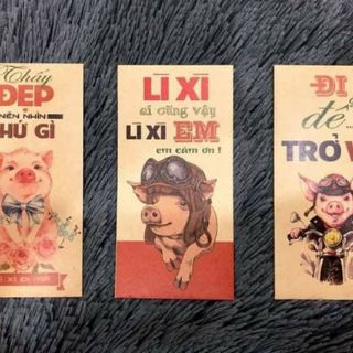 Lì xì tết 2019. Combo 50 bao