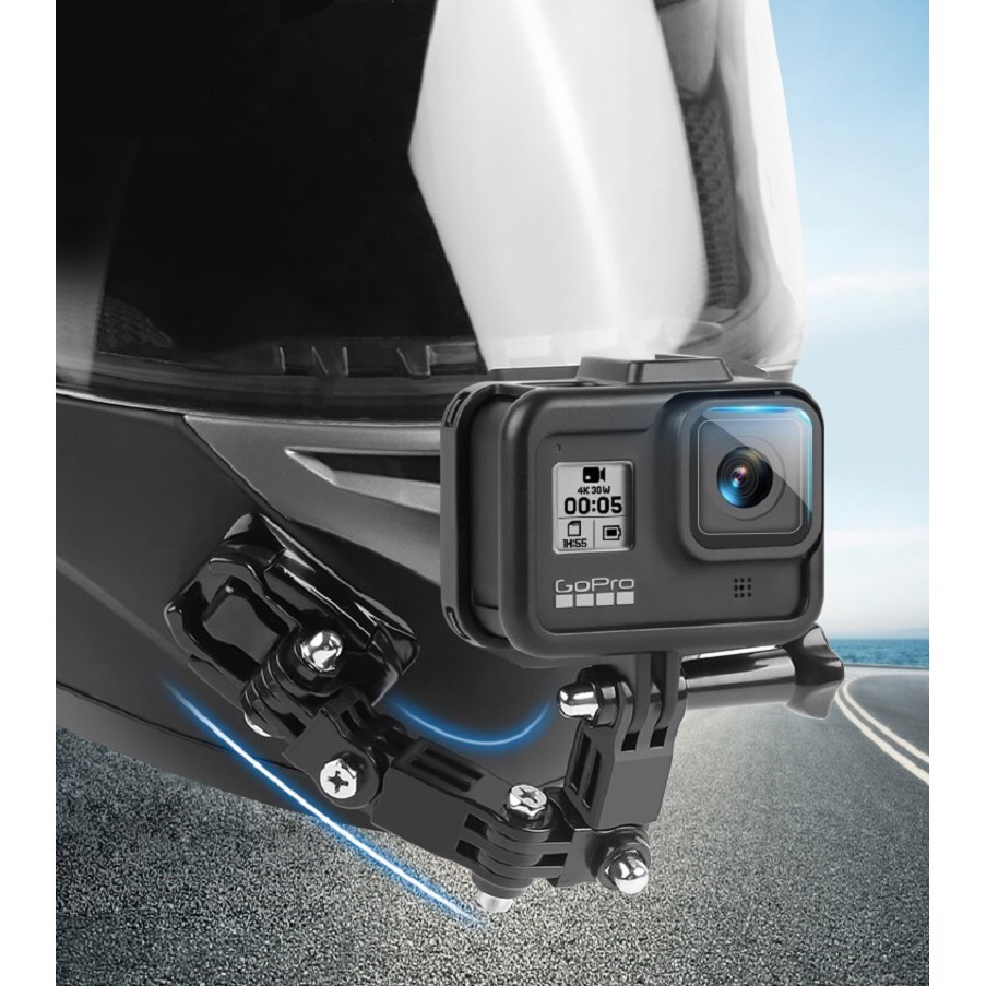 Set Giá Đỡ Camera Lammcou Gắn Nón Bảo Hiểm Chuyên Dụng Cho Gopro