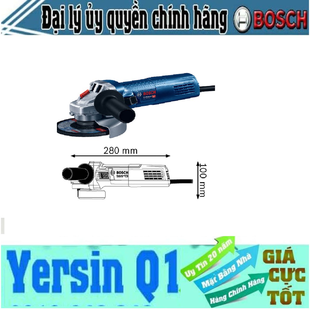 Máy mài góc Bosch GWS 900-100/900-100S 100mm