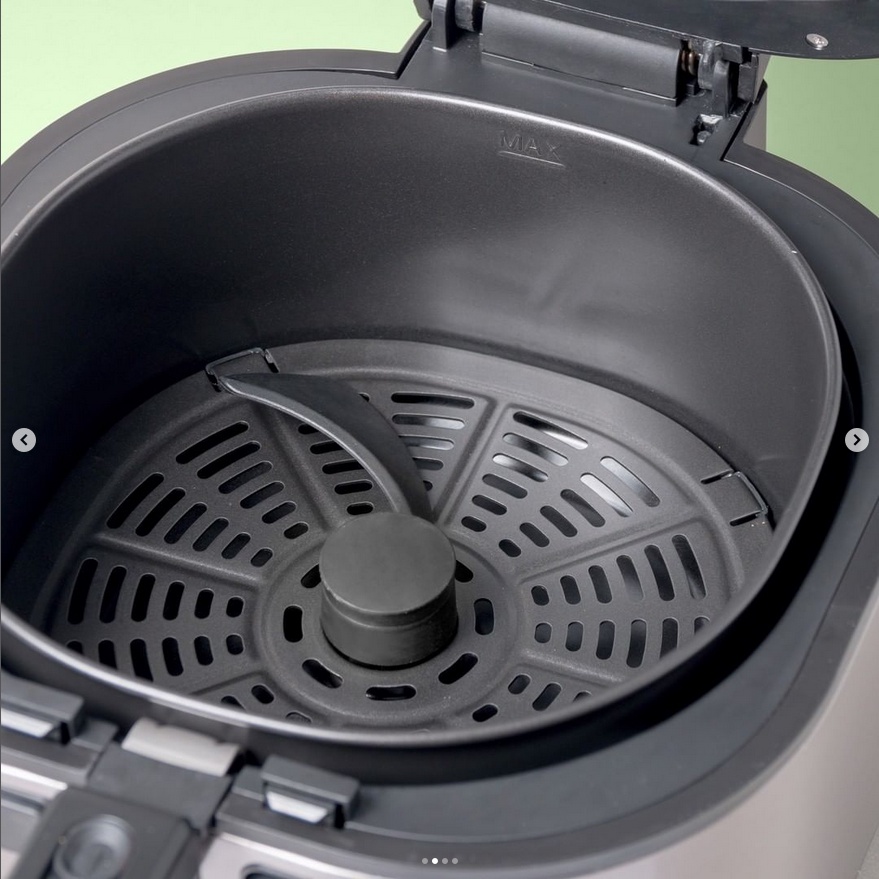 Nồi Chiên Không Dầu Lock&amp;Lock EJF596BLK Visible Stirring Air Fryer 7.2L 1800W