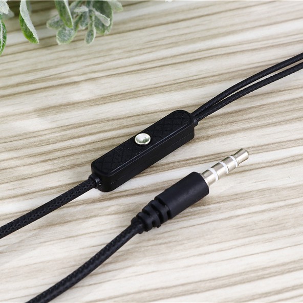 chạy thể thao dây điều khiển điện thoại tai nghe với microphone earbud mạ điện hít phải từ tai nghe điện thoại tai