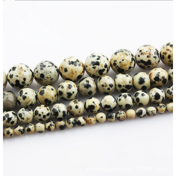 Chuỗi hạt đá tự nhiên 4/6/8/10/12mm 15'' dùng làm trang sức thủ công