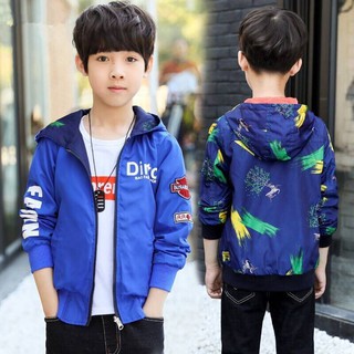 Áo Gió Bomber 2 mặt Bé Trai (hàng order)