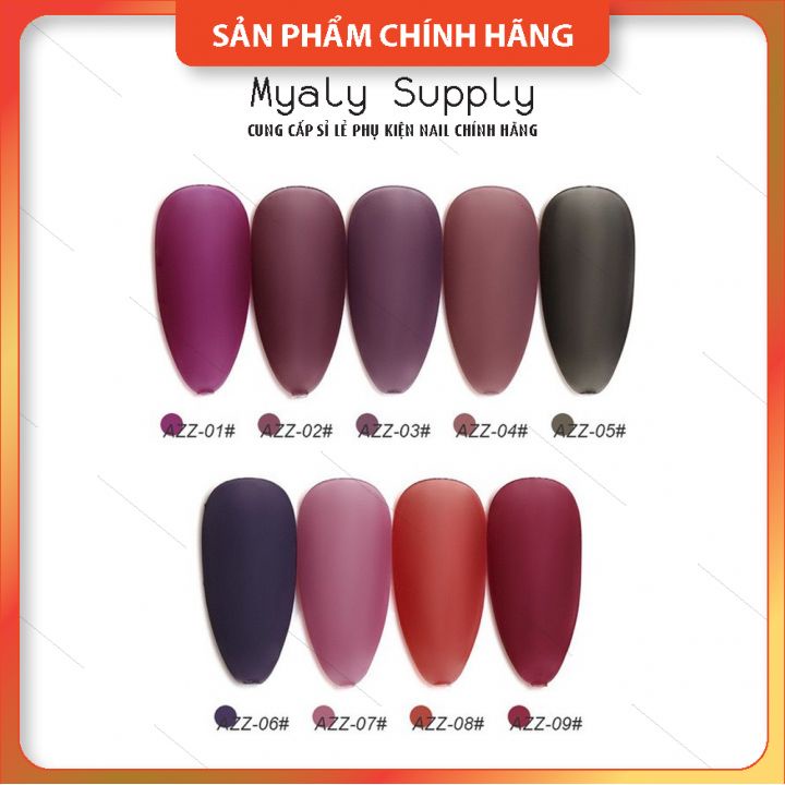 Set Sơn AS Thạch Chai Đỏ Nắp Nhọn 9 Chai Cao Cấp  AZZ SP000325